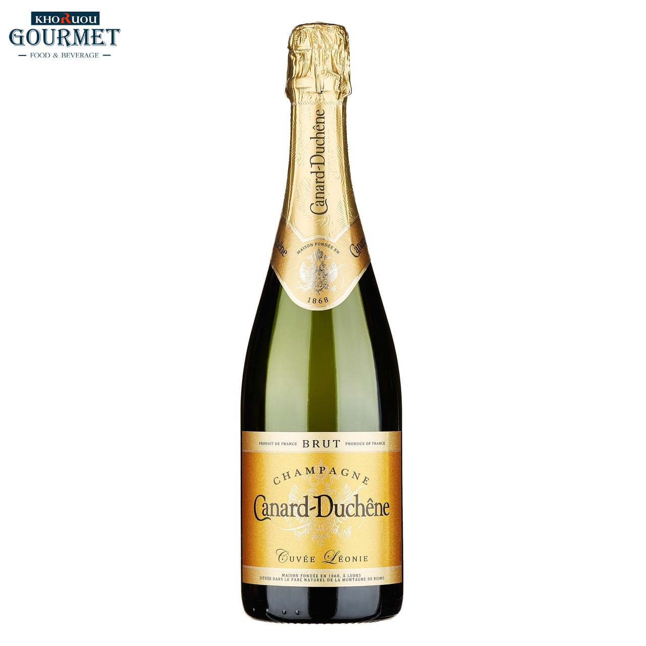 Rượu vang trắng ngon đặc biệt Champagne Canard Duchene Brut