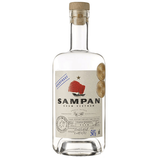Rượu White Rhum Sampan 54%