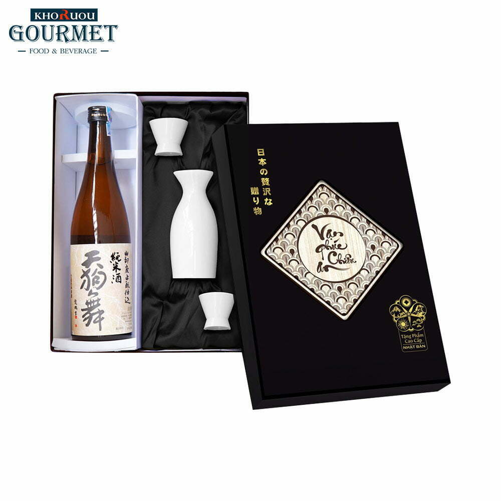 Hộp quà rượu Sake nổi tiếng Nhật Bản - Tenguman Junmai Yamahai Jikomi