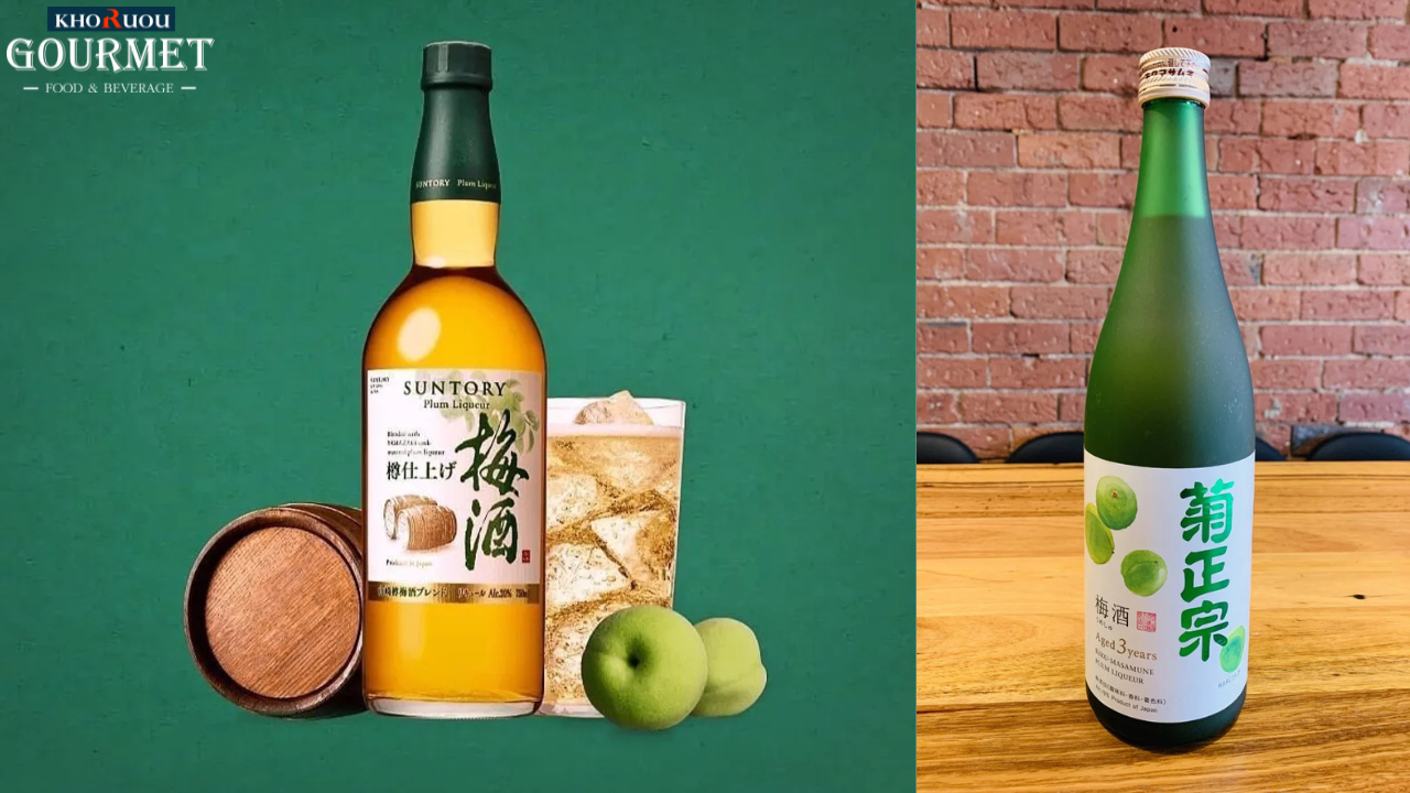 ruou-mo-xanh-nhat Có nhiều thương hiệu rượu mơ xanh nổi tiếng lâu đời và có vị ngon đặc trưng